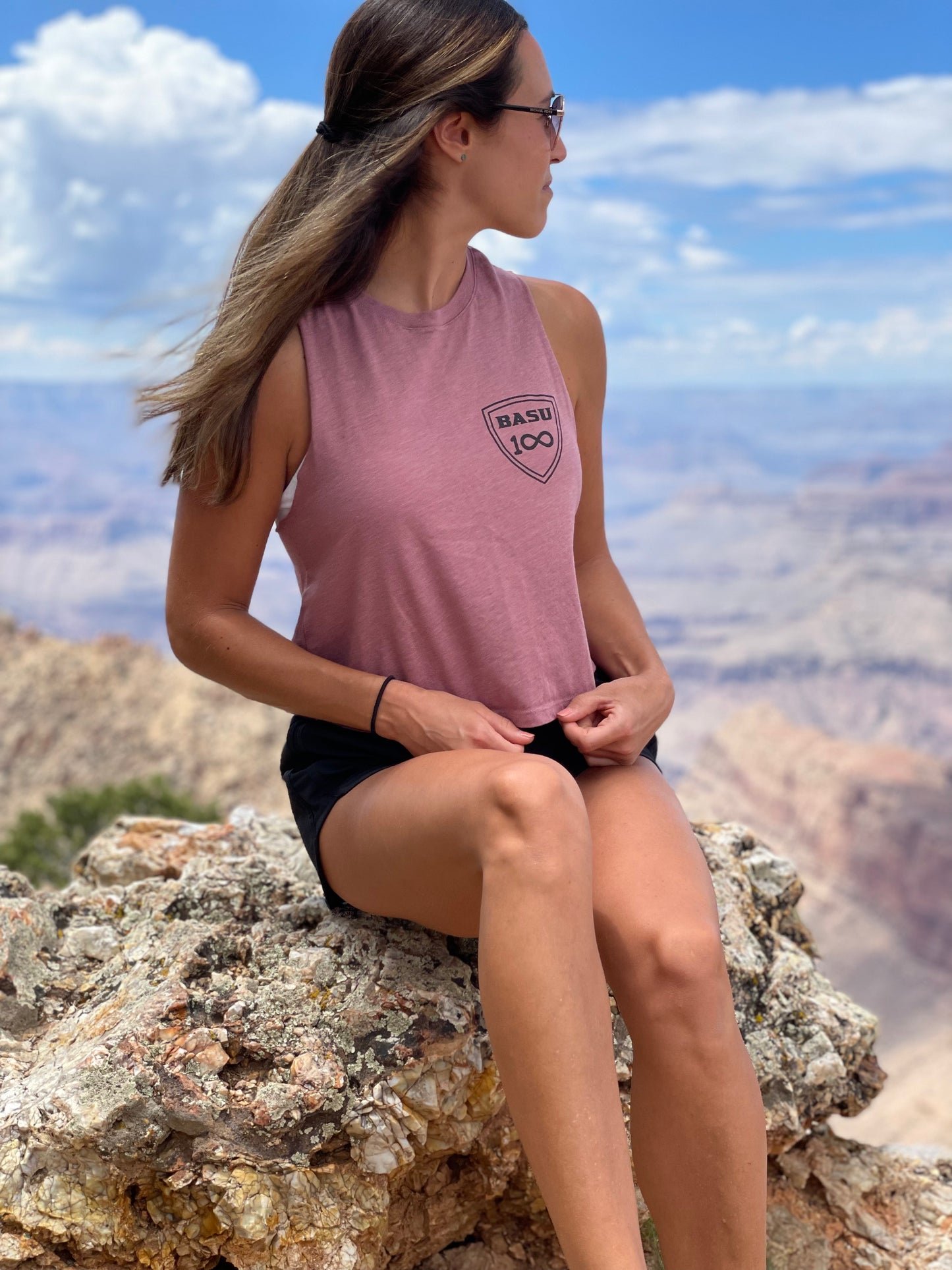 Womens BASU shield of hard work tank top
