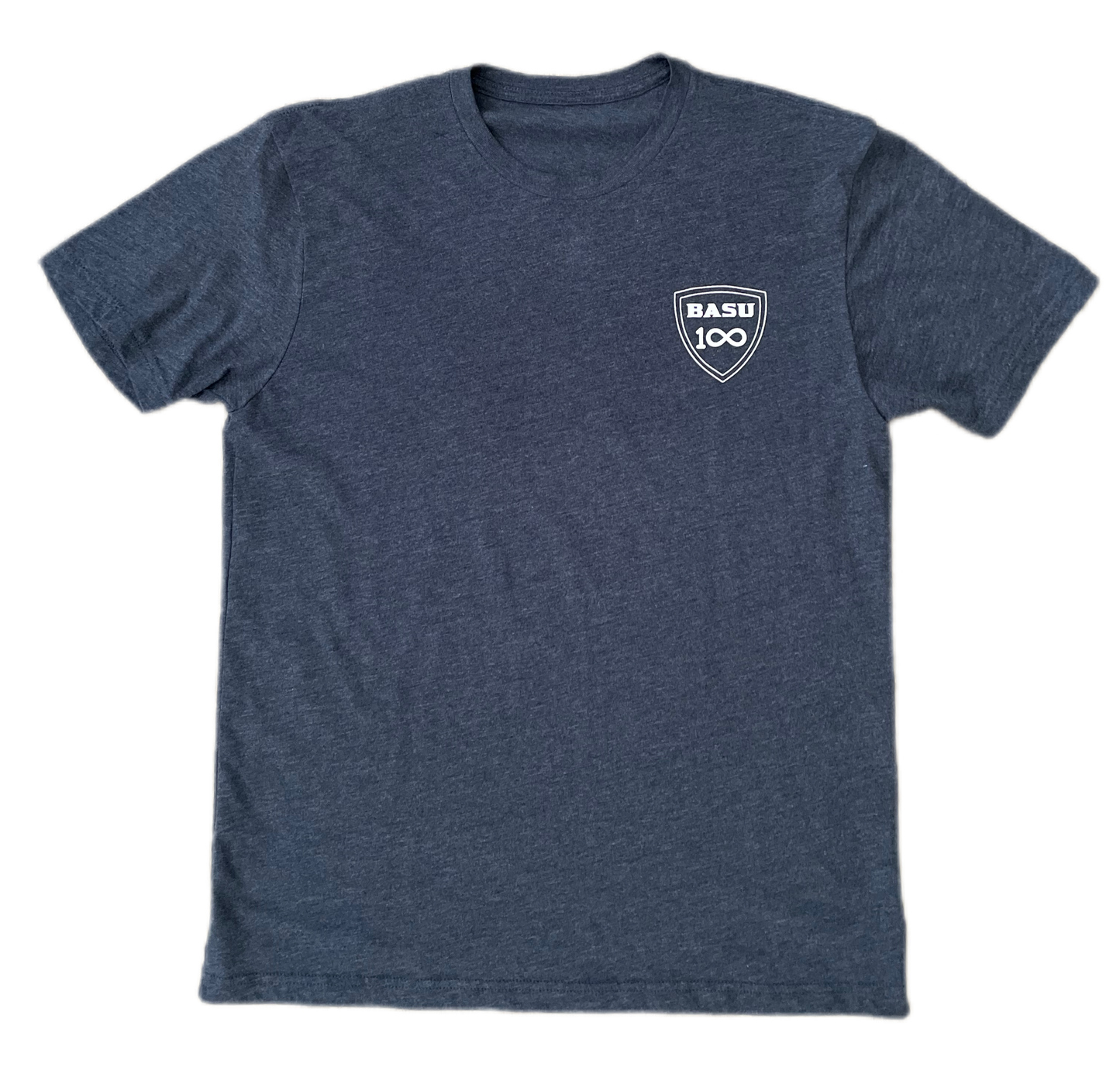 Basu white Shield of hardwork Tee